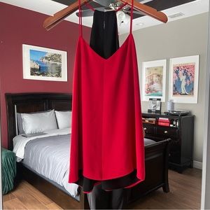 Express Red and Black Reversible Tank Size XS